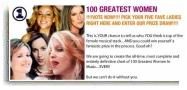 VH1's 100 Greatest Women Poll